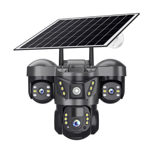 V380 4G Triple Lens CCTV PTZ Camera