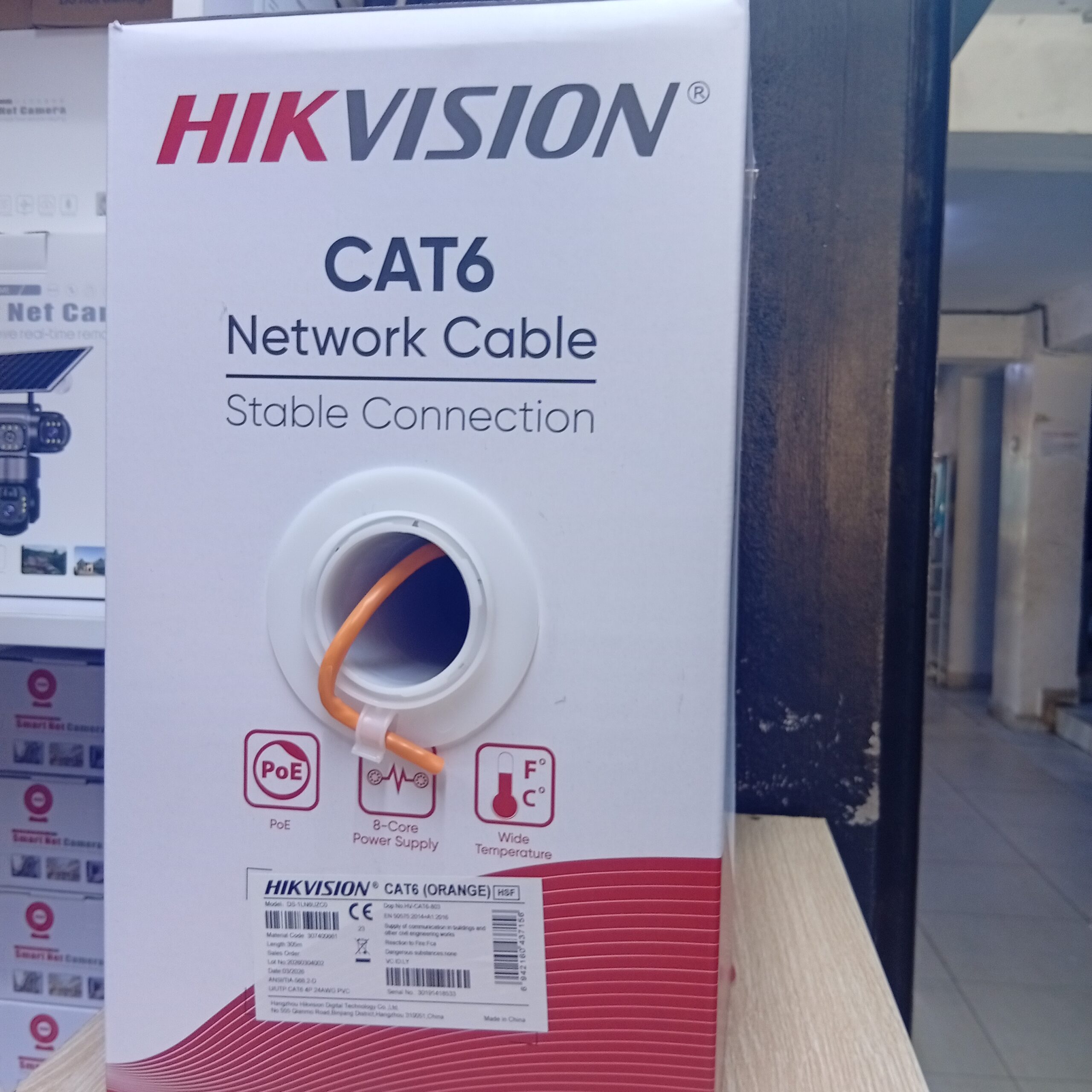 Hikvision CAT6 U/UTP Network Cable 305m
