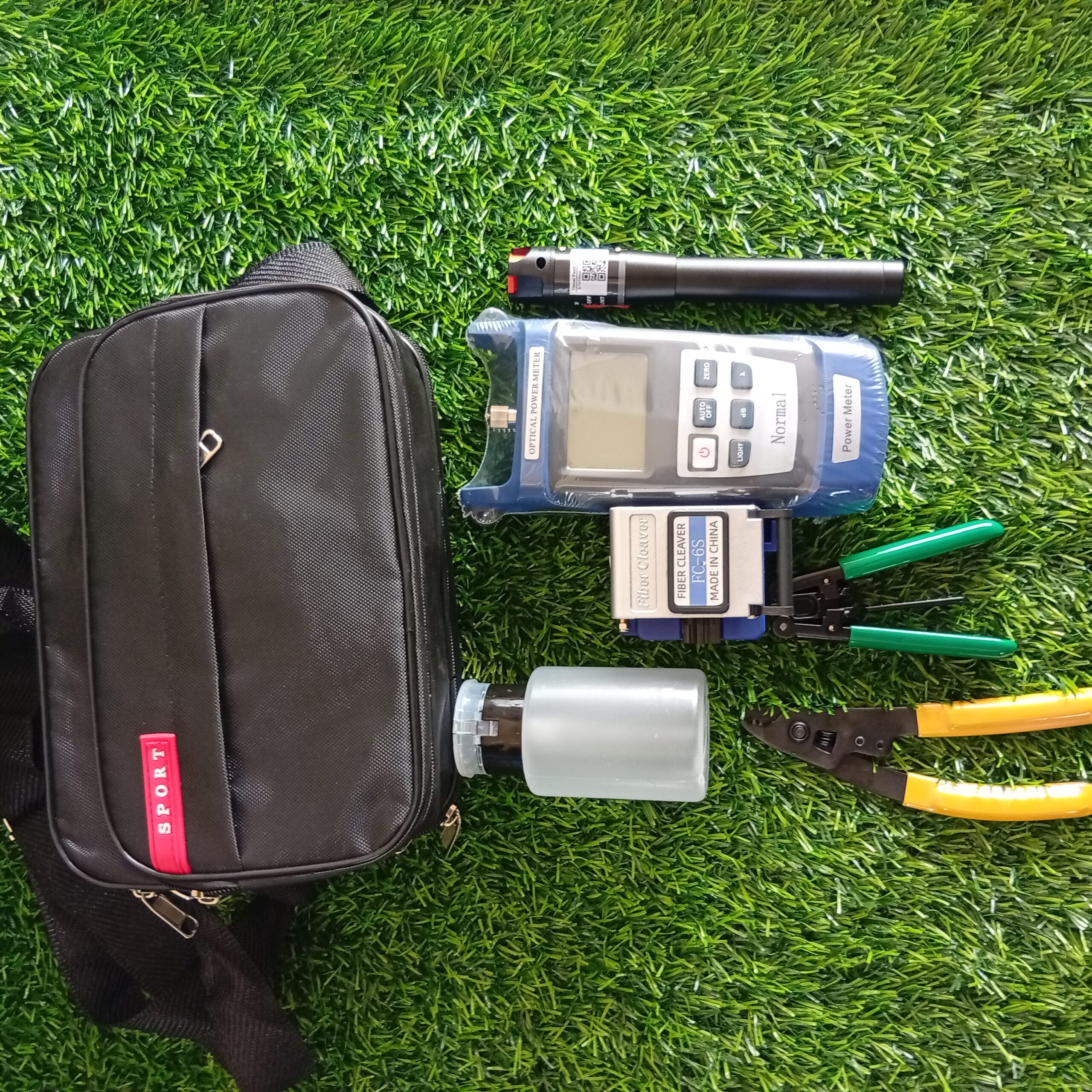 FTTH Fiber Optic Tool Kit with FC-6S Fiber Cleaver